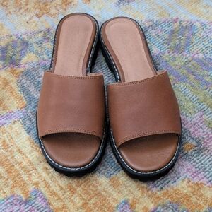 Madewell Brown Leather Sandals